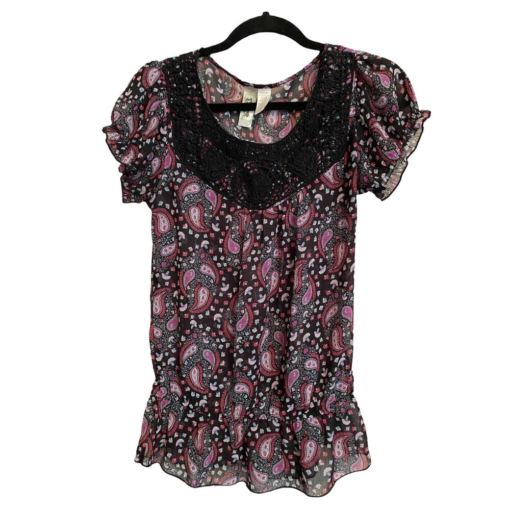 Lsten Paisley top size M